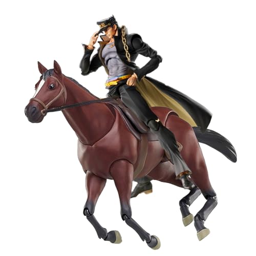 Jilijia Dio Brando/Kujo Jotaro Figur Anime Rolle Super Big Bewegliche Actionfigur Modell Statue Desktop Ornamente Dekration Geschenke von Jilijia