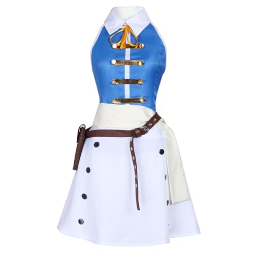 Jilijia Fairy Tail Cosplay Kostüm Lucy Heartfilia Kleid Halloween Outfit Rolle Cosplay Verkleidung Karneval Weihnachten Anzug Verkleidung von Jilijia