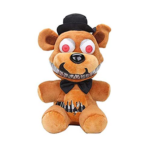 Jilijia Five Nights Game Doll Nightmare Bear Plush Doll FNAF 33 Style Plush Toy for Children and Fans Birthday Gift Jilijia Five Nights Game Doll Nightmare Bear Plush Doll FNAF 33 Style Plush Toy for Children and Fans Birthday Gift von Jilijia