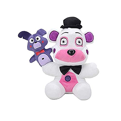 Jilijia Five Nights Game Doll Funtime Bear Plush Doll FNAF 33 Style Plush Toy for Children and Fans Birthday Gift von Jilijia