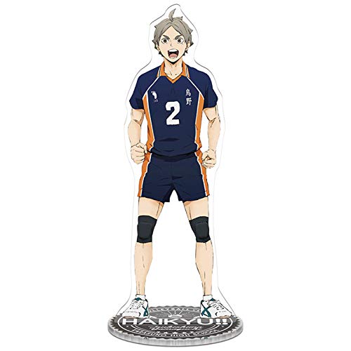 Jilijia Haikyuu!! Acryl Hinata Shouyou Vol. 2 DXF Figur stehend 8,3 (21 cm) doppelseitig transparent Schreibtisch Dekoration Ständer Miniatur Actionfigur Dekoration von Jilijia