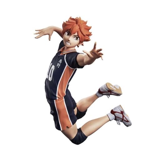 Jilijia Haikyuu!! Anime Sport Pose Figur Statue - Hinata Shoyo Actionfigur PVC Charaktere Modell Handgemachte Sammlerstück Desktop Dekoration für Fans von Jilijia