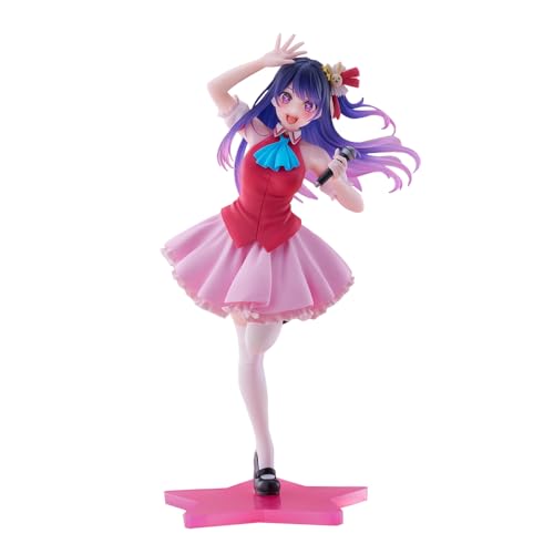 Jilijia Hoshino Ai Actionfigur Oshi no Ko Anime Girl Statue PVC Cartoon Figur Modell Dekoration Sammlerstücke Geschenke für Fans 18 cm von Jilijia