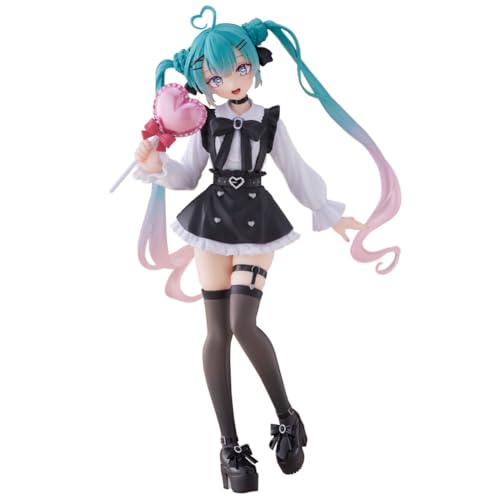 Jilijia Miku Action Figur Anime Charakter Maid Dress Up Mädchen Statue PVC Figur Stehende Position Statische Modell Ornament Geschenk 19cm von Jilijia