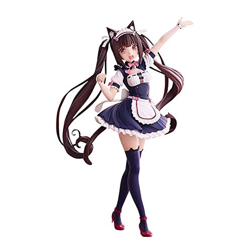 Jilijia NEKOPARA Schokoladenfigur Anime Actionfigur PVC Sammlung Modell Spielzeug Puppen Jungen Geschenke 20 cm von Jilijia