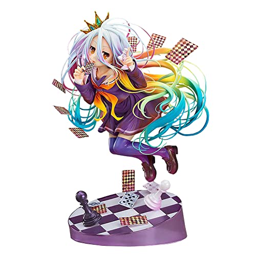 Jilijia No Game No Life Figur Schwi Dola/Shiro/Jibril/Hatsuse Izuna Figur PVC Action Figure Toys Doll Q Version Figure Anime Game Figure Collection von Jilijia