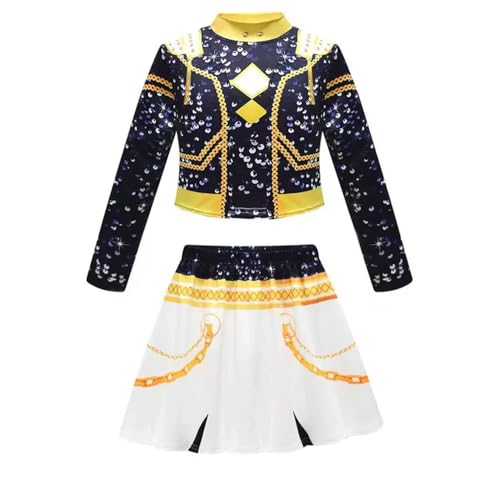 Jilijia Rumi Cosplay-Kostüm, Mira, Cosplay, Druck, Bühnenkostüm, komplettes Set, Zoey, Anime-Uniform, Halloween, Karneval, Party, Performance-Outfits für 110–160 cm Jilijia Rumi Cosplay-Kostüm, Mira, Cosplay, Druck, Bühnenkostüm, komplettes Set, Zoey, Anime-Uniform, Halloween, Karneval, Party, Performance-Outfits für 110–160 cm von Jilijia
