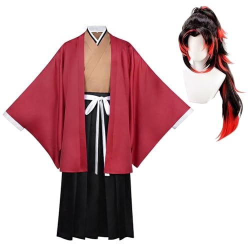 Jilijia Tsugikuni Yoriichi Cosplay Kostüm Japanischer Anime Kimono Robe Anzug Anime Cosplay Kleidung Halloween Party Outfit Set Jilijia Tsugikuni Yoriichi Cosplay Kostüm Japanischer Anime Kimono Robe Anzug Anime Cosplay Kleidung Halloween Party Outfit Set von Jilijia