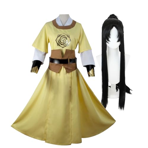 Mo Dao Zu Shi Cosplay Kostüm Jiang Cheng/Jin Ling Rollenspiel Halloween Taoist Robe Karneval Weihnachten Anzug Verkleidung mit Perücke von Jilijia