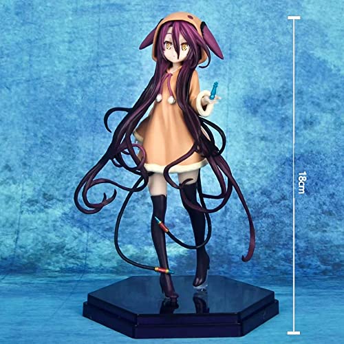 No Game No Life Figur Anime Schwi Dola/Shiro/Jibril Figur PVC Actionfigur Spielzeug Puppe Q Version Figur Anime Game Figure Collection von Jilijia