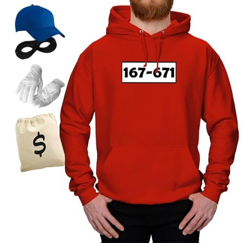 Jimmys Textilfactory Hoodie Panzerknacker & Tütü Karneval Kostüm-Set Tüllrock XS-5XL Herren Verkleidung Fasching Outfit Rosenmontag JGA, Größe:3XL, Set Deluxe+, Logo: Standard-Nr Jimmys Textilfactory Hoodie Panzerknacker & Tütü Karneval Kostüm-Set Tüllrock XS-5XL Herren Verkleidung Fasching Outfit Rosenmontag JGA, Größe:3XL, Set Deluxe+, Logo: Standard-Nr von Jimmys Textilfactory