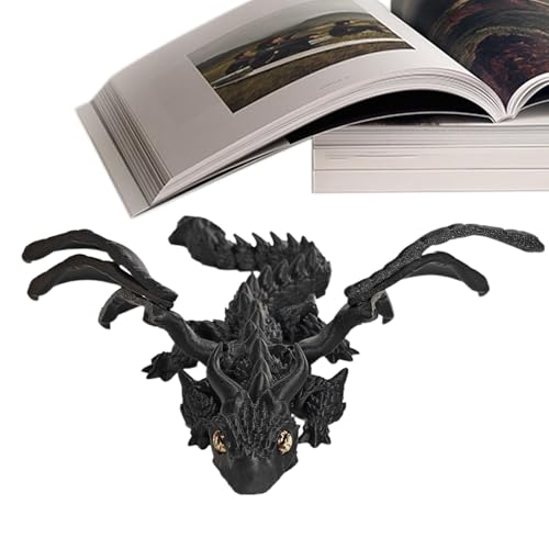 Artikulierter Drache, 3D-Gedruckter Drache, 13 Zoll Fidget Dragon mit beweglichen Gelenken, Flexible Drachenfigur, Osterkörbchenfüller, Chefschreibtischspielzeug für Kindertag und Geburtstag von Jingmiger