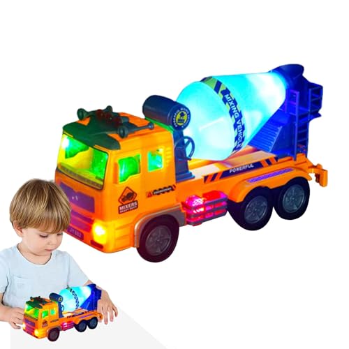 Feuerwehrautos für Kleinkinder, leuchtende Fahrzeuge, Spielzeug,Elektrischer Ladewagen mit Musik - Baufahrzeug-Spielzeug, Baufahrzeug-Spielzeug-LKWs für Kleinkinder, von Jingmiger