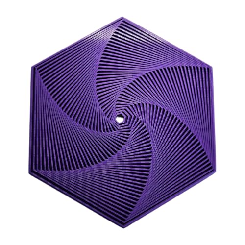 Fractal Fidget Hexagon, Sechseckiges Spielzeug zum Stressabbau, 3D-Druck Hexagon Cube Fidget Gear Spielzeug, Perfekt für Stress und Angst Fidget Spielzeug, Sensorisches Spielzeug für Erwachsene Kinder von Jingmiger