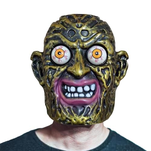 Halloween-Kopfbedeckung, Halloween-Gesichtsbedeckung | Gruseliger, explosiver Augen-Zombie-Skelett-Grusel-Gesichtsschutz - Halloween-Kostümzubehör, Augapfel-Maskerade-Verkleidung für Damen und Herren, von Jingmiger