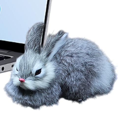 Jingmiger Plüschtier Hase,Realistische Plüschfigur Tischdekoration | Stofftier Sammlerstück Deko Für Kinder & Erwachsene Jingmiger Plüschtier Hase,Realistische Plüschfigur Tischdekoration | Stofftier Sammlerstück Deko Für Kinder & Erwachsene von Jingmiger