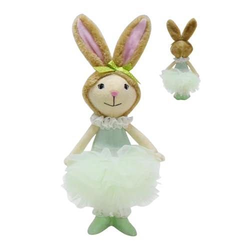 Jingmiger Plüschtier Osterhase, Plüschtier Osterhase aus Plüsch | Squishy niedlich und weich, Osterhase im Kleid – Plüschtier Hase aus Plüsch zum Kuscheln und Waschbar für den Osterurlaub Jingmiger Plüschtier Osterhase, Plüschtier Osterhase aus Plüsch | Squishy niedlich und weich, Osterhase im Kleid – Plüschtier Hase aus Plüsch zum Kuscheln und Waschbar für den Osterurlaub von Jingmiger