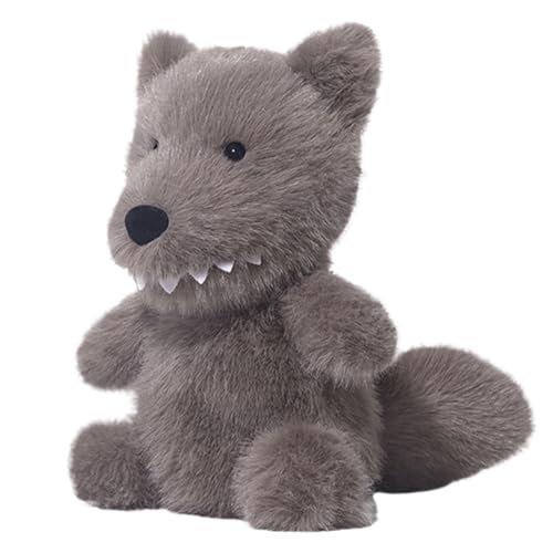 Jingmiger Plüschtier Wolf, Plüschspielzeug für 25 cm – Kissen aus hypoallergenem Material, Sammlerstück, niedliches für Komfort, Spiel und Dekoration, ideal für Schlafzimmer, Mädchen, Jingmiger Plüschtier Wolf, Plüschspielzeug für 25 cm – Kissen aus hypoallergenem Material, Sammlerstück, niedliches für Komfort, Spiel und Dekoration, ideal für Schlafzimmer, Mädchen, von Jingmiger
