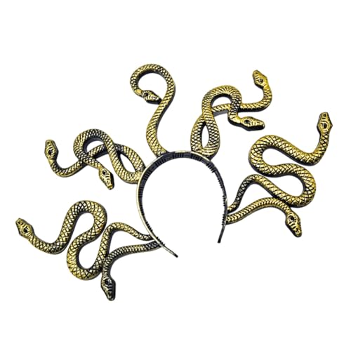 Jingmiger Schlangen-Stirnband-Kostüm, Schlangen-Stirnband für Damen | Maskerade-Kopfschmuck,Schlangen-Stirnband, Kopfschmuck, Halloween, Cosplay, Kostüm, Kopfbedeckung, Zubehör für Partys von Jingmiger