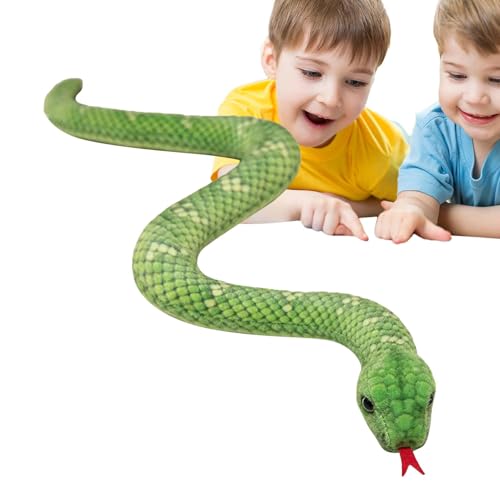 Jingmiger Schlangenplanz, Plüschtier Schlange – Parodie der Tiere, 39 Zoll große Schlange aus Plüsch, realistisches Spielzeug für Geburtstagsfeiern Jingmiger Schlangenplanz, Plüschtier Schlange – Parodie der Tiere, 39 Zoll große Schlange aus Plüsch, realistisches Spielzeug für Geburtstagsfeiern von Jingmiger