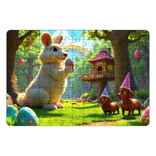 Osterpuzzle, Osterpuzzle – niedliches Osterpuzzle, lustige Urlaubsdekoration, Cartoon-Hausdekoration, Osterzubehör für Jugendliche Osterpuzzle, Osterpuzzle – niedliches Osterpuzzle, lustige Urlaubsdekoration, Cartoon-Hausdekoration, Osterzubehör für Jugendliche von Jingmiger