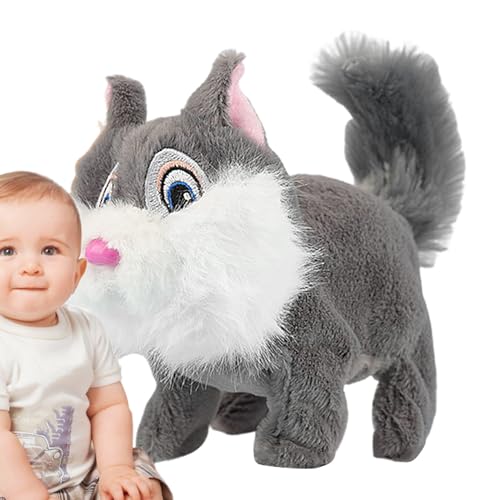 Plüschtier Eichhörnchen | Interaktives Laufspielzeug | Kuscheltier Cartoon Elektrischer Begleiter für interaktive Innendekoration Plüschtier Eichhörnchen | Interaktives Laufspielzeug | Kuscheltier Cartoon Elektrischer Begleiter für interaktive Innendekoration von Jingmiger