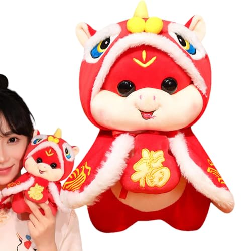 Plüschtier Maskottchen Schlange, chinesisches Maskottchen – Schlange aus Plüsch, traditionelles chinesisches Maskottchen | Huggable Animals 2025 Jahr der Schlange, Dekoration für Sofa und Bett Plüschtier Maskottchen Schlange, chinesisches Maskottchen – Schlange aus Plüsch, traditionelles chinesisches Maskottchen | Huggable Animals 2025 Jahr der Schlange, Dekoration für Sofa und Bett von Jingmiger