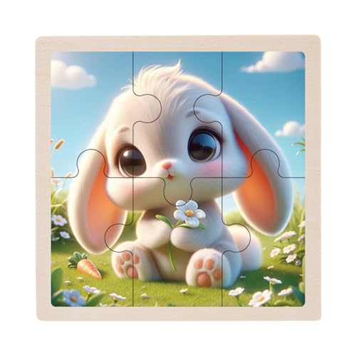 Puzzlespiel aus Holz, Puzzle aus Hasenholz, Kaninchen-Puzzlespiel aus Holz für – Puzzles in Tierform für , Mädchen, Haus, Auto, Reise Puzzlespiel aus Holz, Puzzle aus Hasenholz, Kaninchen-Puzzlespiel aus Holz für – Puzzles in Tierform für , Mädchen, Haus, Auto, Reise von Jingmiger