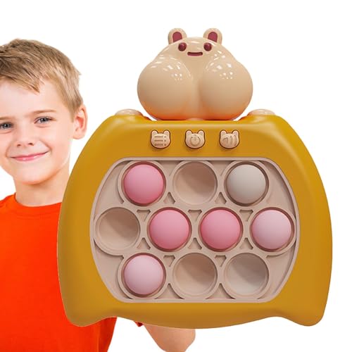 Speed-Push-Spiel, Bubble-Popping-Spiel | 4 Modi Fidget-Spielspielzeug - Pädagogisches Handheld-Puzzlespiel, sensorisches Spielzeug, lustiges Pop-Spiel, Fidget-Spielzeug für und Mädchen von Jingmiger