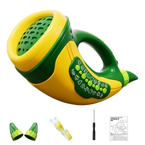 Spielzeug mit Ton für Tiere, Trompete, interaktives Spielzeughorn, Instrumente für frühes Lernen, Jagdspielzeug, sensorisches Spiel für das Entdeckungsspiel im Freien Spielzeug mit Ton für Tiere, Trompete, interaktives Spielzeughorn, Instrumente für frühes Lernen, Jagdspielzeug, sensorisches Spiel für das Entdeckungsspiel im Freien von Jingmiger