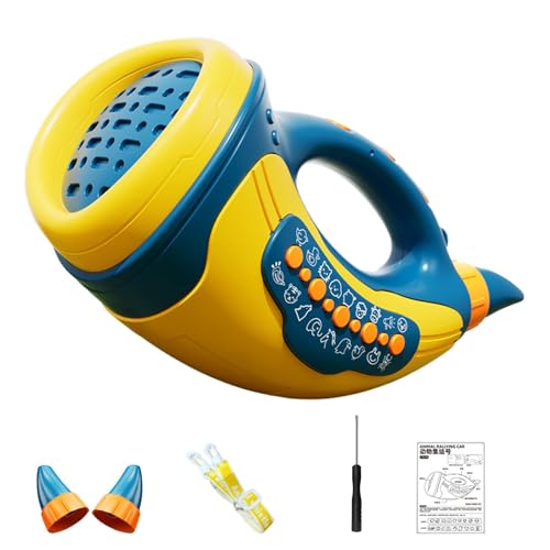 Trompete Spielzeug, Trompete für – interaktives Spielzeughorn für | Instrumente für frühes Lernen, Jagdspielzeug, sensorisches Spiel für das Entdeckungsspiel im Freien Trompete Spielzeug, Trompete für – interaktives Spielzeughorn für | Instrumente für frühes Lernen, Jagdspielzeug, sensorisches Spiel für das Entdeckungsspiel im Freien von Jingmiger