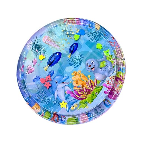 Cat Splash Mat - Wasserempfindliches Spielpad, Katzen-Wasserspielmatte | Katzen-Spritzmatte Sensitive Aufblasbare Outdoor-Haustier-Spielmatte, Leichte aufblasbare Outdoor-Haustier-Wassermatte, von Jinyilwn