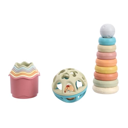 Jipy bioplastic Deluxe Geschenkset Badespielzeug Stapelturm, Becher und Rasselball Jipy bioplastic Deluxe Geschenkset Badespielzeug Stapelturm, Becher und Rasselball von Jipy