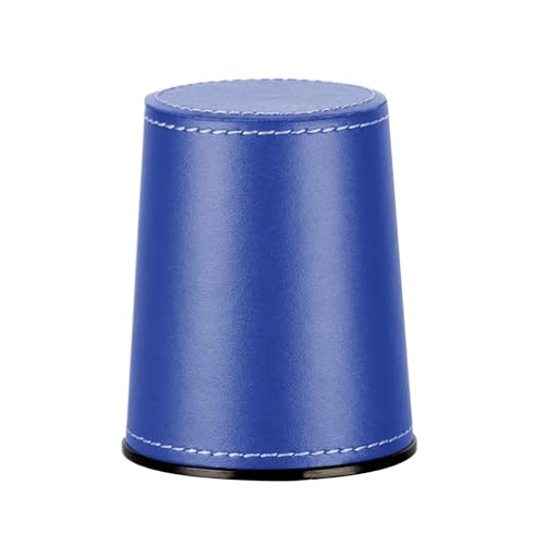 Jiqoe PU Leder Würfel Tasse Flanell Innen Würfel Shaker Tasse Ruhiges Schütteln Unterhaltung Würfel Schüssel Für Würfel Brettspiel Party von Jiqoe