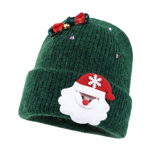 Unisex Totenkopf Mütze Teenager Mädchen Jungen Festliche Requisiten Gestrickte Weihnachtsmütze Streetwear Kostüm Requisiten Totenkopf Mütze von Jiqoe