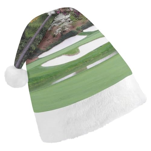 JiuPopular Weihnachtsmütze, Golfplatz-Hut für verschiedene Feiertagspartys von JiuPopular