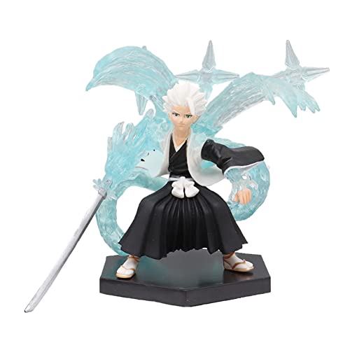 Anime-Figur Hitsugaya Toshiro Figuren – 10,2 cm Cartoon-Statuen, Puppenmodell, Armaturenbrett, Heimbüro, Dekoration, Ornamente, Fan-Kollektion (Typ 1) von Jiumaocleu