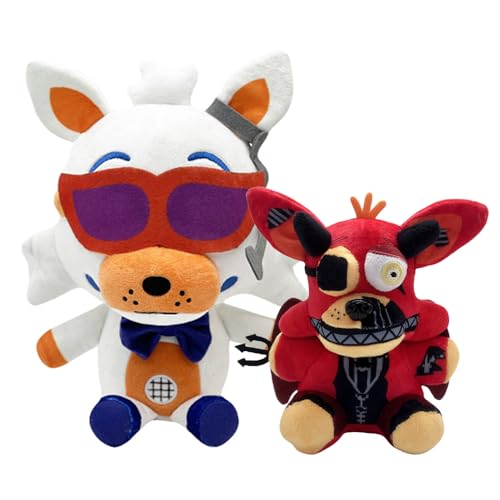 Jiumaocleu 2Pcs Set FNAF Weiche Figur Kissen Fünf Nächte Spiel Figur Kissen Kissen Hause Sofa Dekoration Sammlerstücke Geschenke Für Fans von Jiumaocleu