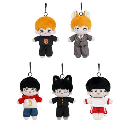Jiumaocleu 5 Stück Anime Reigen Arataka gefüllte Mob-Figur Reigen Arataka Puppen 22 cm Kageyama Shigeo weiche Figur Sofa Bett Auto Tasche Anhänger Dekoration Geschenk für Fans Jiumaocleu 5 Stück Anime Reigen Arataka gefüllte Mob-Figur Reigen Arataka Puppen 22 cm Kageyama Shigeo weiche Figur Sofa Bett Auto Tasche Anhänger Dekoration Geschenk für Fans von Jiumaocleu