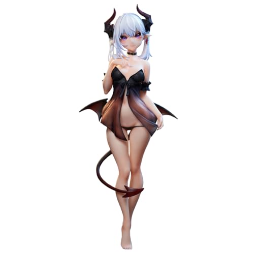 Jiumaocleu Anime-Figur, Lilith-Figur, Modellstatue, Cartoon-Manga-Mädchen-Actionfigur, PVC, handgefertigt, Sammlerstück, Desktop-Display, Dekoration, Geschenke für Fans von Jiumaocleu