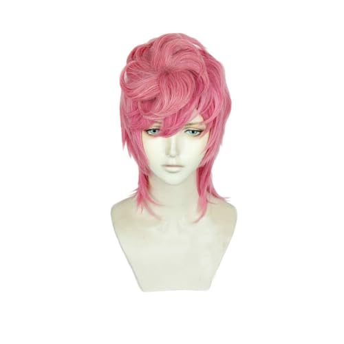 Jiumaocleu Anime JJBA Trish Una Cosplay Kostüm Outfits Anzüge mit Perücke Komplettes Set von Dress Up Uniform für Halloween Karneval Party von Jiumaocleu