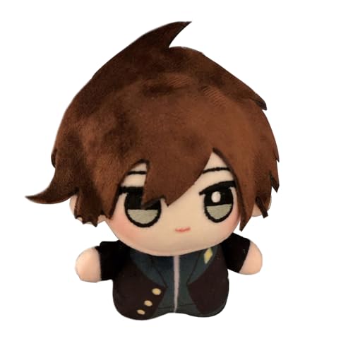 Jiumaocleu Anime Soft Figure Nagito Komaeda Soft Figure Pillow Naegi Makoto Soft Figure Mini Throw Pillow Schoolbag Pendant Charm Hanging Decoration von Jiumaocleu