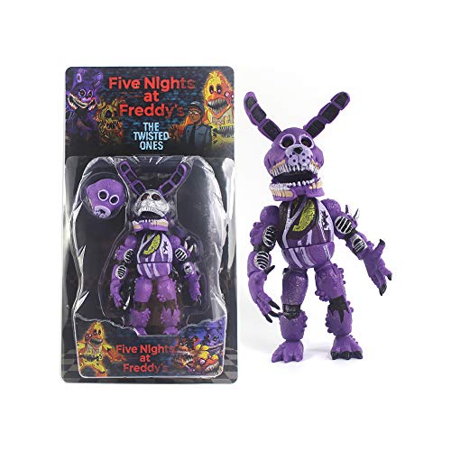 Jiumaocleu Five Nights Game Figur FNAF Actionfigur leuchtender Bär Foxy Sister Location Funtime Horror Figur Modell Handgefertigtes Sammlerstück Geschenke für Kinder von Jiumaocleu