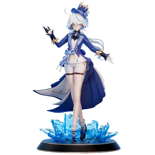 Jiumaocleu Furina Figur Modell Statue, 28 cm Anime-Figur Raiden Ei, Sammlerstück, Desktop-Display, Ornament für Fans von Jiumaocleu