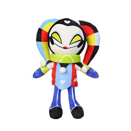 Jiumaocleu Hazbin Hotel Plüschpuppe, Anime Stofffigur Plushies Alastor Weiche Figur Engel Staub Gefülltes Kissen Robo Fizz Sofakissen Heimdekoration Sammlerstück Zubehör für Fans von Jiumaocleu