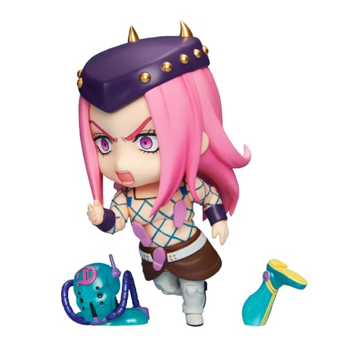 Jiumaocleu JJBA Actionfigur Narciso Annasui Figur, 10 cm Mini Anime Figur Narciso Annasui Statue, Gelenkbeweglich, Teile austauschbar, Handgefertigte Sammlerstücke Geschenke für Fans von Jiumaocleu