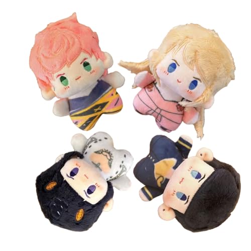 Jiumaocleu JJBA Weiche Figur Higashikata Josuke Weiche Figur Kissen Anime Bruno Buccellati Weiche Figur Mini Wurfkissen Schultasche Anhänger Charm Hängende Dekoration von Jiumaocleu