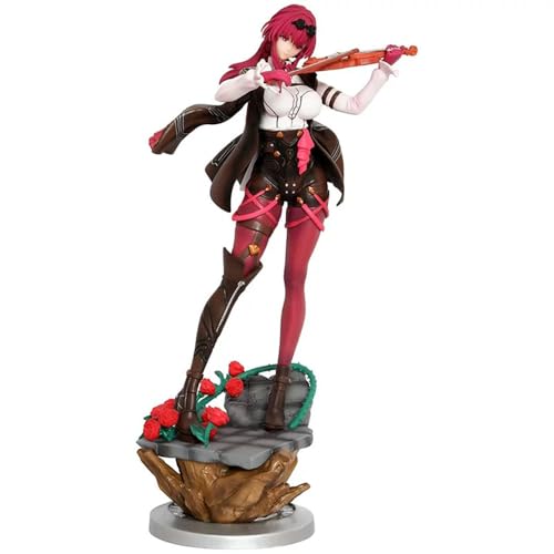 Jiumaocleu Kafk Figur Statue Modell, 32 cm spielende Violine Anime Figur Kafk Actionfigur Modell Skulptur Handgefertigte Desktop-Figur Sammlerstück Geschenke von Jiumaocleu