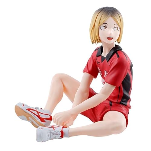 Jiumaocleu Kenma Kozume Figur Statue Modell – 14 cm sitzende Pose Kozume Kenma Actionfigur Anime Skulptur PVC Desktop Figur handgefertigt Sammlerstück Dekoration Geschenke von Jiumaocleu