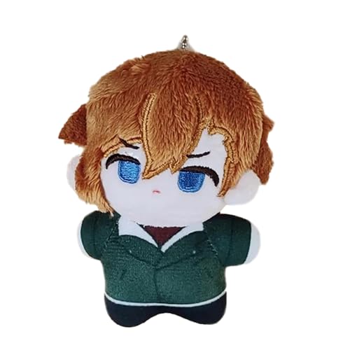 Jiumaocleu Nakahara Chuuya Weiches BSD Wurfkissen, 12 cm, Bungo Stray Dogs, weiche Figur, Umarmungskissen, Schultaschen-Anhänger, Charm, hängende Dekoration, Weihnachtsgeschenke von Jiumaocleu